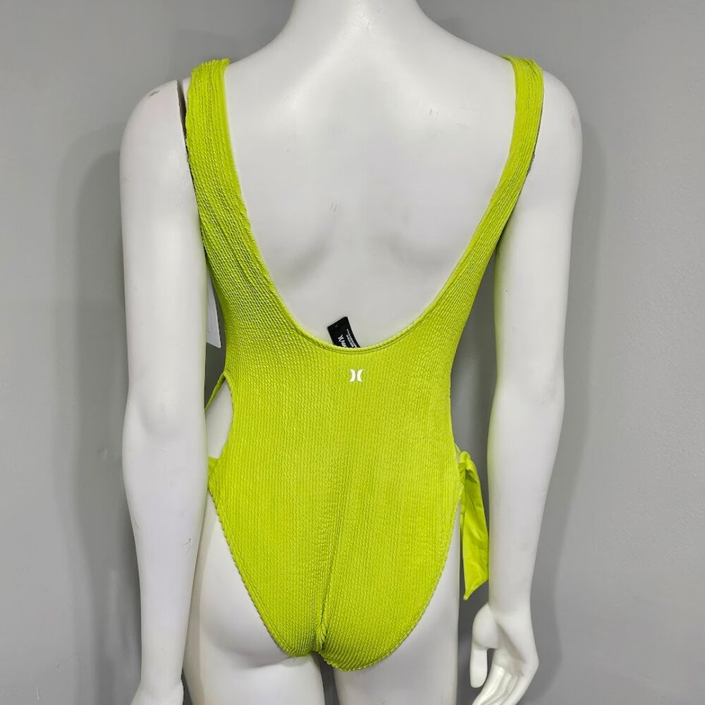 Hurley  Solid Scrunch One-Piece Swimsuit - Picture 4 of 11